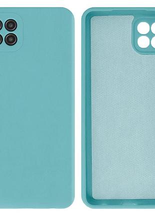 Чохол silicone case camera protective для samsung a22 5g (03) turquoise зелений