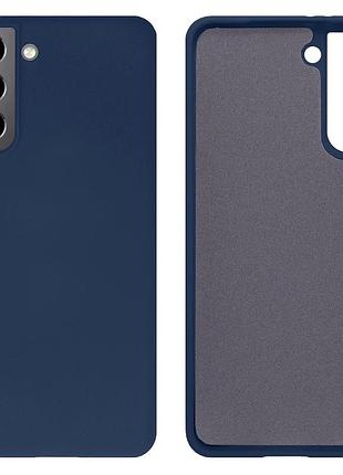 Чехол silicone case camera protective для samsung s23 plus (08) темно синий dark blue