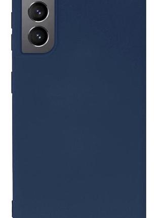 Чехол silicone case camera protective для samsung s23 plus (08) темно синий dark blue 2