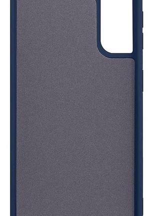 Чехол silicone case camera protective для samsung s23 plus (08) темно синий dark blue 3