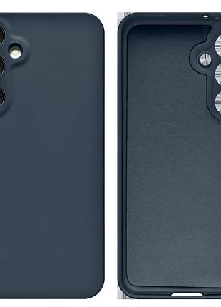 Чохол силіконовий full camera protective для samsung s24fe (8) dark blue темно-синій