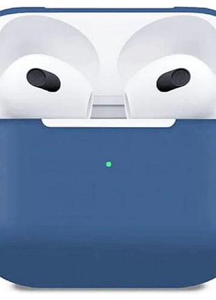 Чехол silicone case slim airpods 3 (46) navy blue