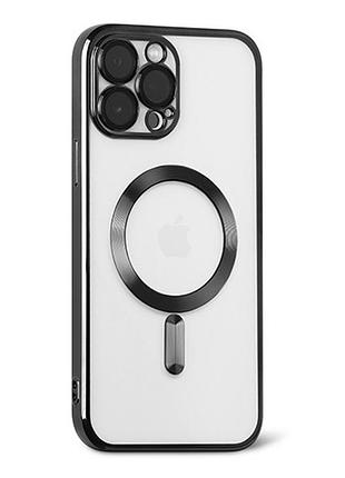 Чехол electroplated сase with magsafe для iphone 14 pro - graphite