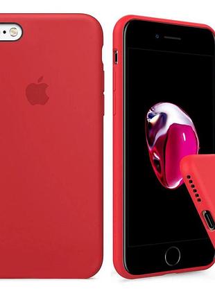 Чехол silicone full case для iphone 6 plus/6s plus red красный