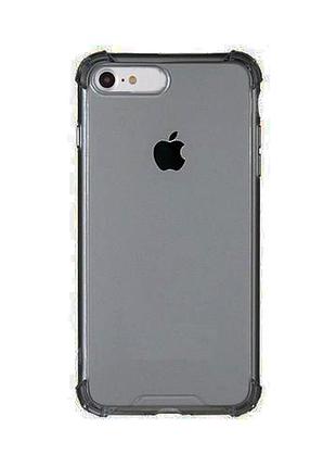 Чехол прозрачный black strong для iphone 7 черный