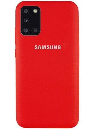 Чохол silicone case для samsung premium m51 red (01) червоний