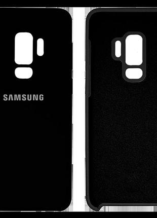 Чехол silicone case camera protective для samsung s9 plus (03) черный black