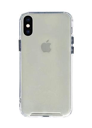 Чохол прозорий matte premium для iphone x/xs