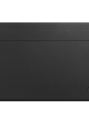 Чохол шкіряний wiwu skin pro ii leather sleeve для macbook pro/air 13 — black