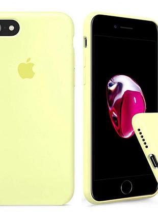 Чехол silicone full case для iphone 7 mellow yellow желтый
