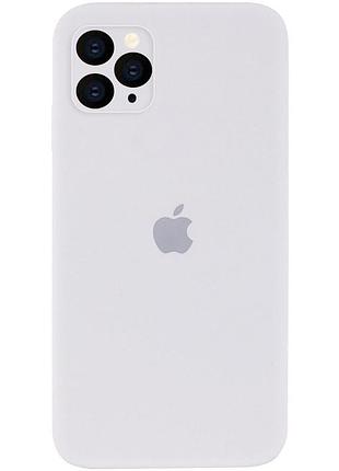 Чехол silicone full case camera square (квадратные) для iphone 11 pro white (22) белый
