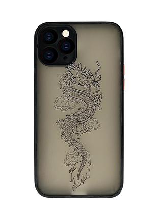 Чехол противоударный для iphone 11 pro (05) dragon дракон