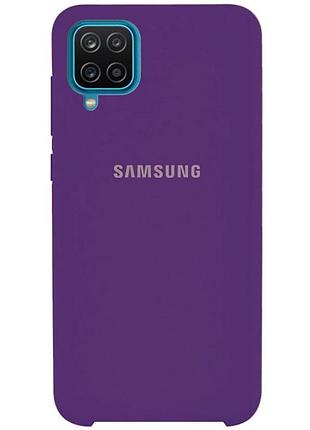 Чохол silicone case для samsung premium a42 purple (14) фіолетовий