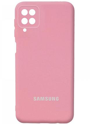 Чохол silicone case для samsung premium a22 5g pink (04) рожевий