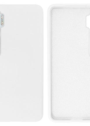 Чохол silicone case для xiaomi mi note 10 (22) white білий
