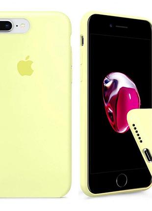 Чохол silicone full case для iphone 7 plus mellow yellow жовтий