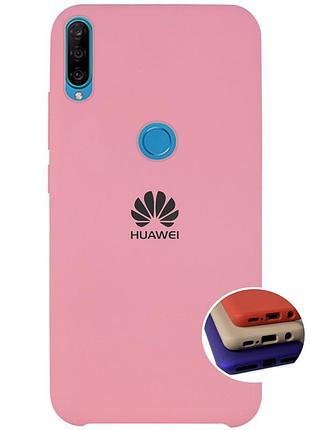 Чехол silicone full case для huawei p40 lite e (05) pink розовый