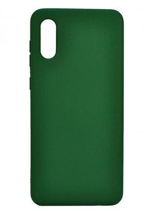Чехол silicone case для samsung premium a02 khaki (25) зеленый