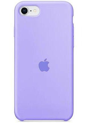 Чехол silicone case se 2020 lilac голубой