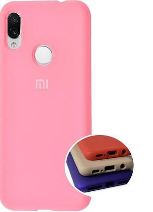 Чехол silicone full case для xiaomi redmi 7 (05) pink розовый