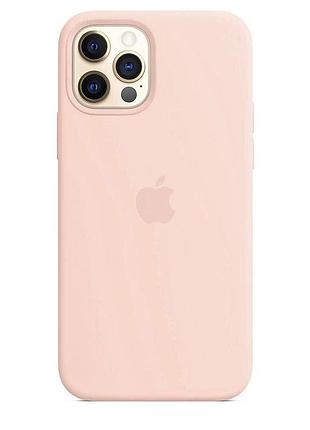 Чохол silicone full case для iphone 13 pro pink sand (01) пудра