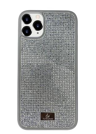 Чохол diamond the bling world case для iphone 11 pro max (09) silver срібний