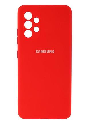 Чохол silicone case для samsung camera protective a13 4g red (23) червоний
