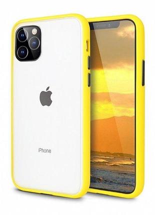 Протиударний чохол avenger case для iphone 11 pro (06) yellow