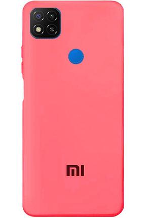 Чехол silicone case premium для xiaomi redmi 9c coral (12) коралловый