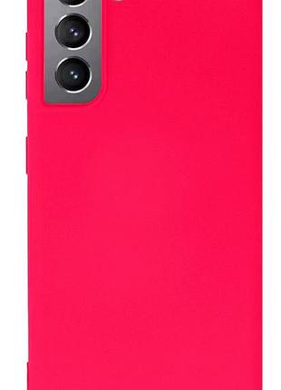 Чехол silicone case camera protective для samsung s24 plus (21) ярко розовый shiny pink 2