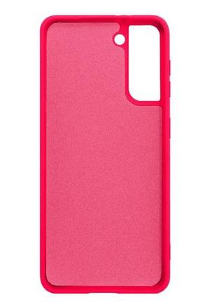 Чехол silicone case camera protective для samsung s24 plus (21) ярко розовый shiny pink 3