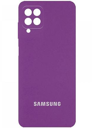 Чохол silicone case для samsung premium a22 5g purple (14) фіолетовий