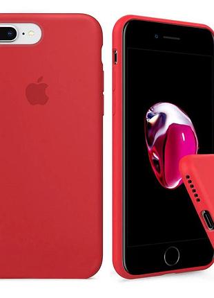 Чехол silicone full case для iphone 7 plus red красный