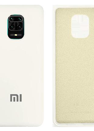 Чехол силиконовый full противоударный premium для xiaomi redmi note9pro/9s (9) white белый