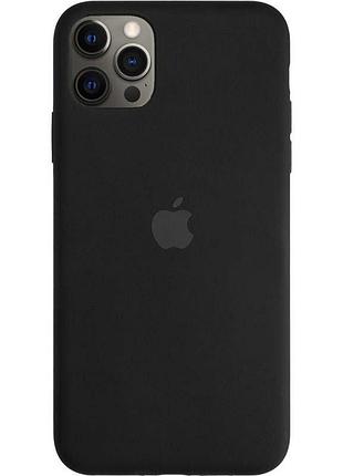 Чехол silicone full case для iphone 13 pro black (25) чёрный