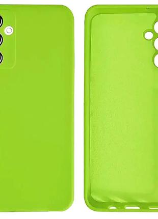 Чехол silicone case camera protective для samsung s23 plus (27) ярко зеленый neon green