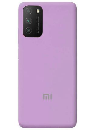 Чохол silicone case premium для xiaomi poco m3 blueberry (24) чорничний