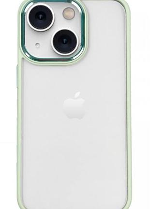 Противоударный чехол crystal guard premium case для iphone 13 (07) mint