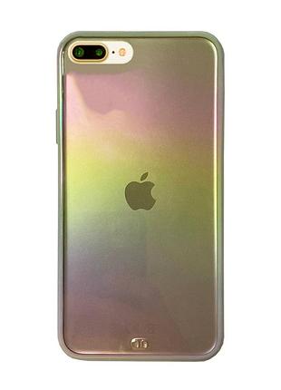 Чехол прозрачный premium rainbow для iphone 8 plus