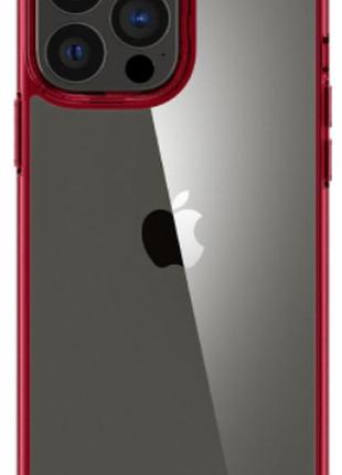 Противоударный чехол crystal guard premium case для iphone 12 pro (05) red
