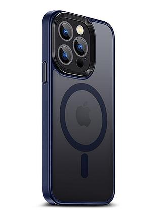 Чохол gripp case with magsafe для iphone 12 pro max — dark blue
