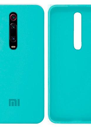 Чехол силиконовый full противоударный premium для xiaomi mi 9t (2) sea blue морская волна