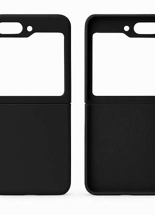 Чехол силиконовый full camera protective для samsung z flip6 (3) black чёрный