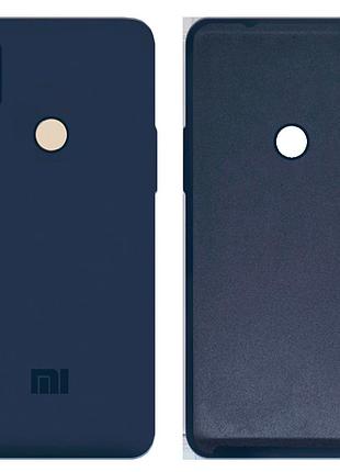 Чехол силиконовый full противоударный premium для xiaomi mi 6x (8) dark blue тёмно-синий