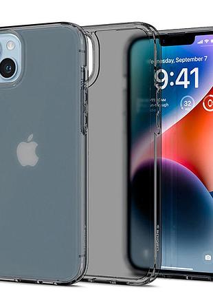 Чохол spigen matte black case для iphone 15