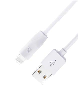 Кабель hoco x1 lightning 1м 2.4a для iphone белый