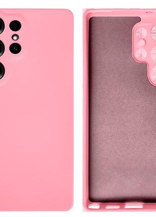 Чехол силиконовый full camera protective для samsung s25 ultra (17) light pink светло-розовый