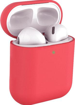 Чехол silicone case slim для airpods coral (39) коралловый