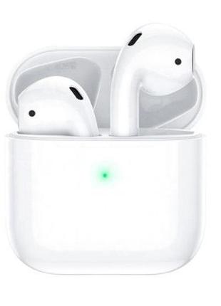 Наушники bluetooth hoco ew03 plus true wireless белые противоударные