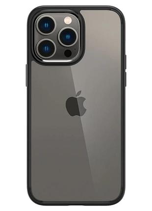 Противоударный чехол crystal guard premium case для iphone 12 pro (01) black